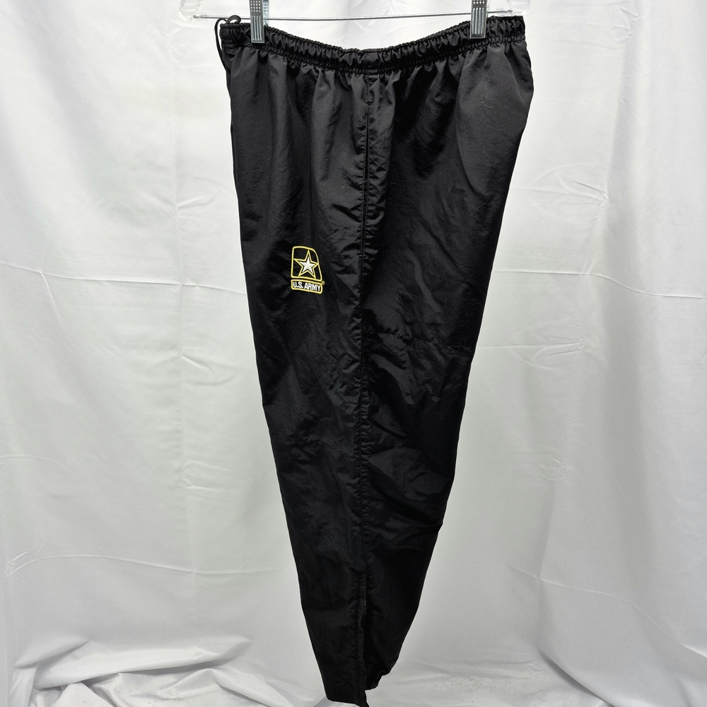 US Army Black APFU Physical Fitness Training Pants Mens Large Regular Military